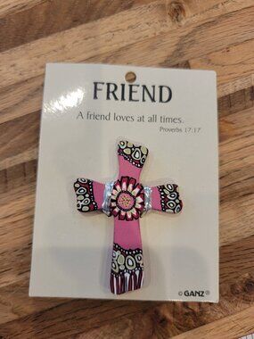 Ganz Windows of Faith Cross Ornament